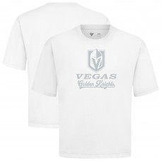 Vegas Golden Knights Levelwear White Shadow Surge Luxe Signature Knit T-Shirt