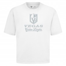 Vegas Golden Knights Levelwear White Shadow Surge Luxe Signature Knit T-Shirt
