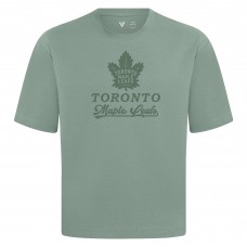 Toronto Maple Leafs Levelwear Green Shadow Surge Luxe Signature Knit T-Shirt