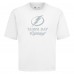 Tampa Bay Lightning Levelwear White Shadow Surge Luxe Signature Knit T-Shirt