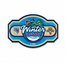 Florida Panthers vs. New York Rangers WinCraft 2026 Winter Classic Collector Pin