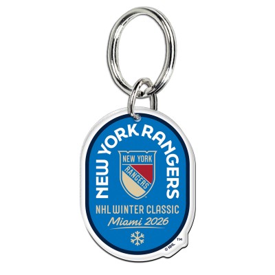 New York Rangers WinCraft 2026 Winter Classic Premium Acrylic Key Ring