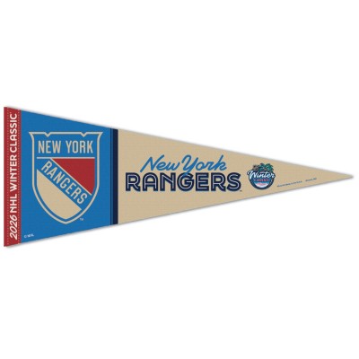 New York Rangers WinCraft 2026 Winter Classic 12 x 30 Premium Pennant