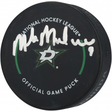 Mike Modano Dallas Stars Autographed Fanatics Authentic Official Game Puck