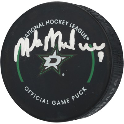 Mike Modano Dallas Stars Autographed Fanatics Authentic Official Game Puck