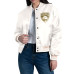 Женская рубашка Florida Panthers Starter Cream Fashion Script Satin Varsity Jacket