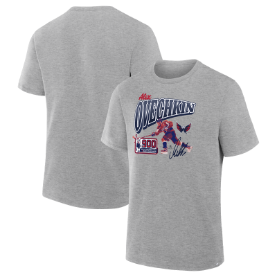 Футболка Washington Capitals Alexander Ovechkin Gray 900th Career Goal Legacy