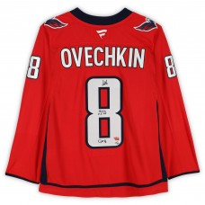 Alexander Ovechkin Washington Capitals Autographed Fanatics Authentic Red Fanatics Premium Jersey with Multiple Inscriptions - Limited Edition of 25