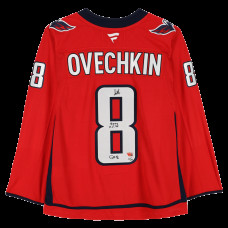 Джерси с автографом Alexander Ovechkin Washington Capitals Fanatics Authentic Red Fanatics Premium with Multiple Inscriptions - Limited Edition of 25