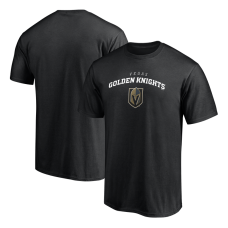 Vegas Golden Knights Black Team Lockup T-Shirt