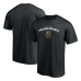 Vegas Golden Knights Black Team Lockup T-Shirt