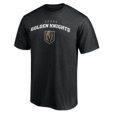 Vegas Golden Knights Black Team Lockup T-Shirt