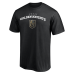 Vegas Golden Knights Black Team Lockup T-Shirt