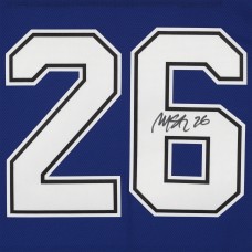 Martin St. Louis Tampa Bay Lightning Autographed Fanatics Authentic Blue Fanatics Breakaway Jersey