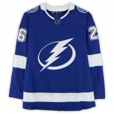 Martin St. Louis Tampa Bay Lightning Autographed Fanatics Authentic Blue adidas Jersey