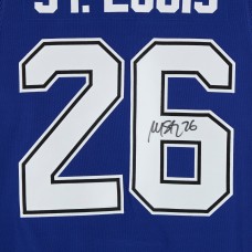Martin St. Louis Tampa Bay Lightning Autographed Fanatics Authentic Blue adidas Jersey