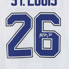 Martin St. Louis Tampa Bay Lightning Autographed Fanatics Authentic White adidas Jersey