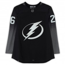 Martin St. Louis Tampa Bay Lightning Autographed Fanatics Authentic Black Alternate adidas Jersey with Multiple Inscriptions - Limited Edition of 5