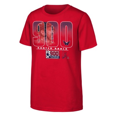Подростковая Washington Capitals Alexander Ovechkin Fanatics Red 900th Career Goal T-Shirt