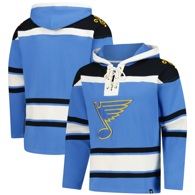 St. Louis Blues 47 Blue Superior Lacer Hoodie
