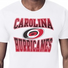 Carolina Hurricanes Starter White Comic Style Team Graphic T-Shirt