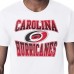 Carolina Hurricanes Starter White Comic Style Team Graphic T-Shirt