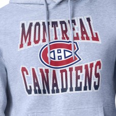 Montreal Canadiens Starter Gray Comic Style Team Graphic Hoodie