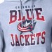 Columbus Blue Jackets Starter Gray Comic Style Team Graphic Hoodie