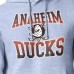 Anaheim Ducks Starter Gray Comic Style Team Graphic Hoodie