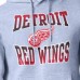 Detroit Red Wings Starter Gray Comic Style Team Graphic Hoodie