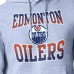 Edmonton Oilers Starter Gray Comic Style Team Graphic Hoodie