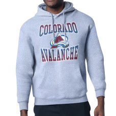 Colorado Avalanche Starter Gray Comic Style Team Graphic Hoodie Colorado Avalanche Starter Gray Comic Style Team Graphic Hoodie