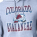 Colorado Avalanche Starter Gray Comic Style Team Graphic Hoodie