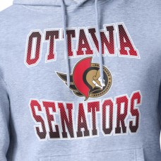 Ottawa Senators Starter Gray Comic Style Team Graphic Hoodie