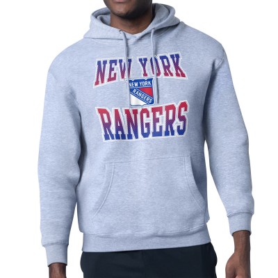Толстовка New York Rangers Starter Gray Comic Style Team Graphic