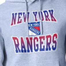 Толстовка New York Rangers Starter Gray Comic Style Team Graphic Толстовка New York Rangers Starter Gray Comic Style Team Graphic