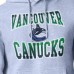 Vancouver Canucks Starter Gray Comic Style Team Graphic Hoodie