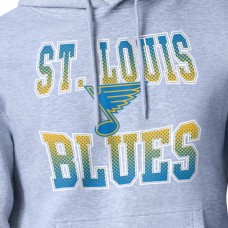 St. Louis Blues Starter Gray Comic Style Team Graphic Hoodie
