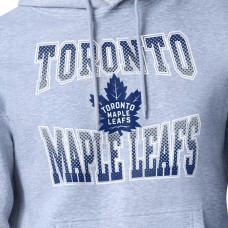 Toronto Maple Leafs Starter Gray Comic Style Team Graphic Hoodie