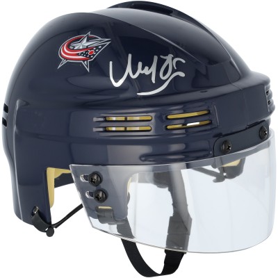 Kirill Marchenko Columbus Blue Jackets Autographed Fanatics Authentic Navy Mini Helmet