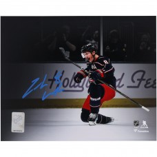 Zach Werenski Columbus Blue Jackets Autographed Fanatics Authentic 8 x 10 Navy Jersey Celebration Spotlight Photograph Zach Werenski Columbus Blue Jackets Autographed Fanatics Authentic 8 x 10 Navy Jersey Celebration Spotlight Photograph