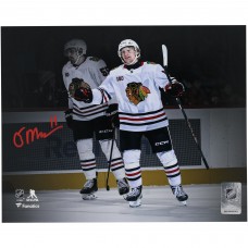Oliver Moore Chicago Blackhawks Autographed Fanatics Authentic 8 x 10 First NHL Goal Celebration Photograph