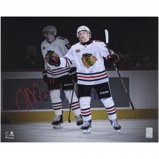 Oliver Moore Chicago Blackhawks Autographed Fanatics Authentic 16 x 20 First NHL Goal Celebration Photograph