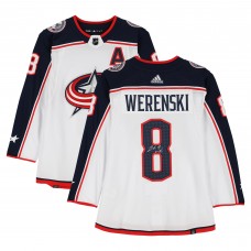 Zach Werenski Columbus Blue Jackets Autographed Fanatics Authentic White adidas Jersey Zach Werenski Columbus Blue Jackets Autographed Fanatics Authentic White adidas Jersey