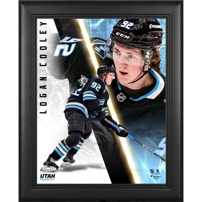 Logan Cooley Utah Mammoth Fanatics Authentic Framed 13 x 16 Radiance Collage