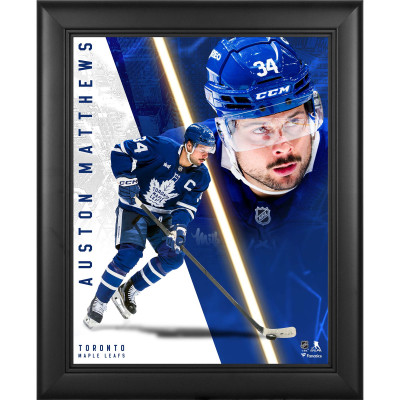 Auston Matthews Toronto Maple Leafs Fanatics Authentic Framed 13 x 16 Radiance Collage