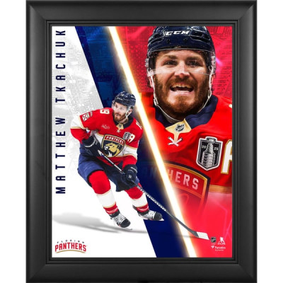 Коллаж Matthew Tkachuk Florida Panthers Fanatics Authentic Framed 13" x 16" Radiance