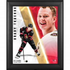 Brady Tkachuk Ottawa Senators Fanatics Authentic Framed 13 x 16 Radiance Collage