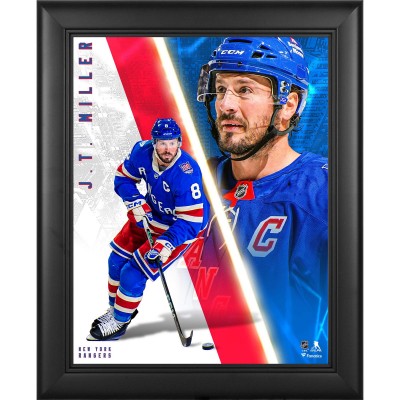 J.T. Miller New York Rangers Fanatics Authentic Framed 13 x 16 Radiance Collage
