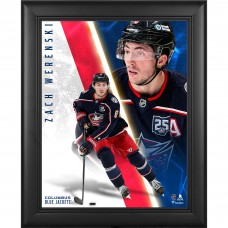 Zach Werenski Columbus Blue Jackets Fanatics Authentic Framed 13 x 16 Radiance Collage